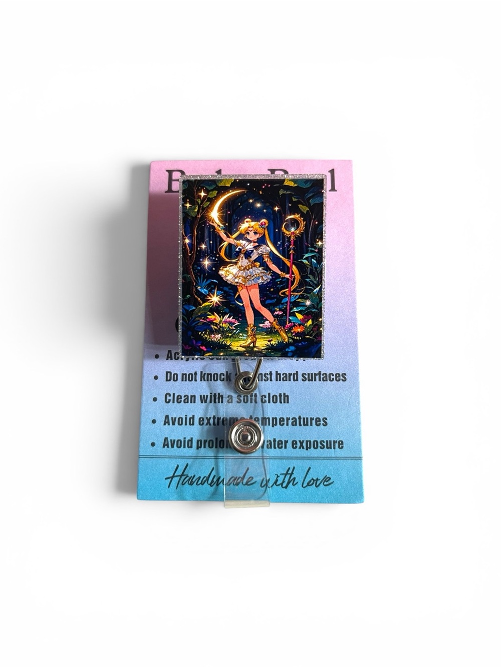 Sailor Moon Acrylic Badge Reel -